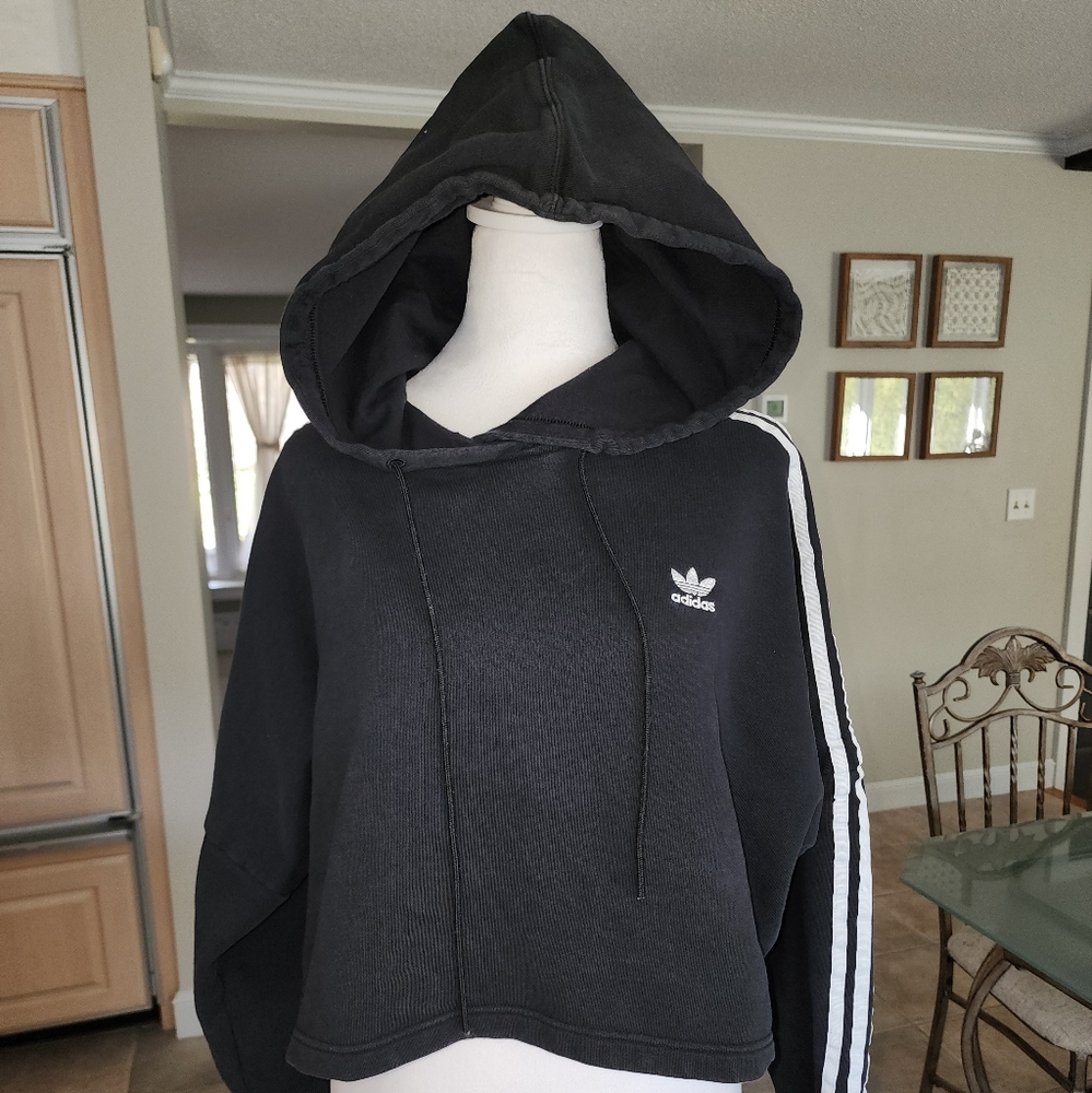 Women's Adidas Cropped Hoodie Size Medium
